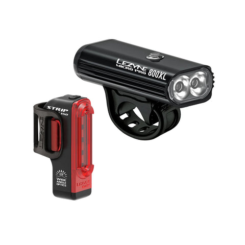 Lezyne Micro Pro 800XL/Strip Pair